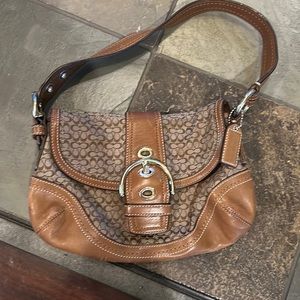 Leather Coach Hobo